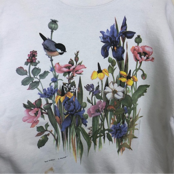 Vintage 90s Tultex Heavyweight Cotton Crewneck Sz M - Picture 2 of 11